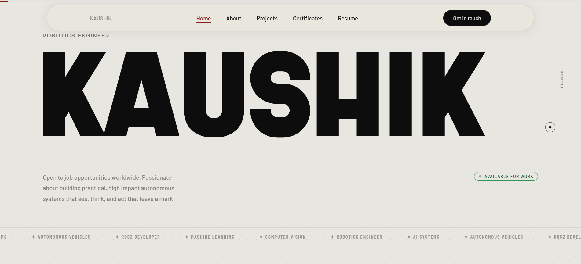 Portfolio Website Preview